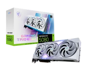 GeForce RTX 5080 16G GAMING TRIO WHITE